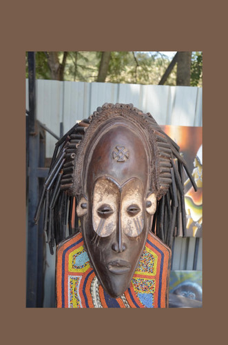 Beaded chokwe mwana - chokwe,