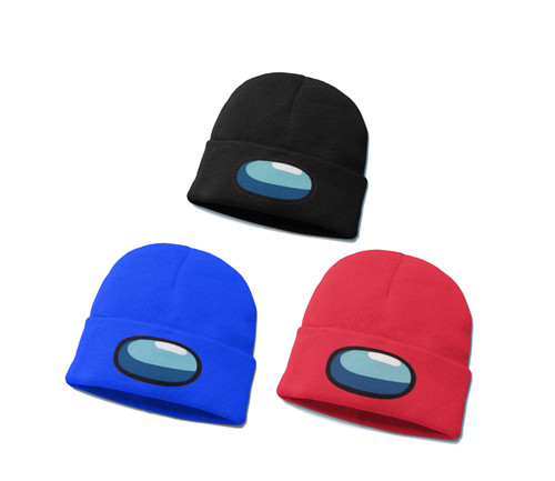 Winter hat among game mask - winter, us