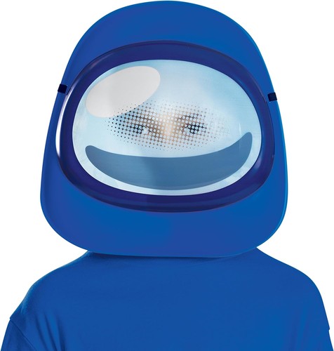 Blue impostor plastic mask - plastic,