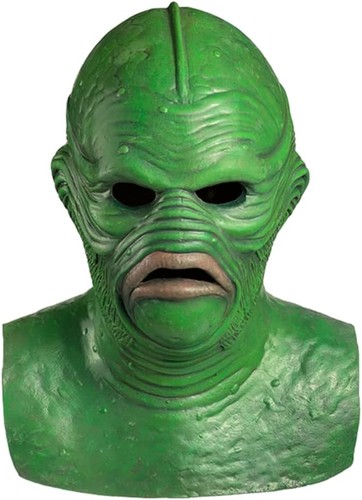 Gill man mask creature - creature, walks